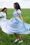 Ren Maxi Dress In Blueberry Dust