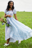 Ren Maxi Dress In Blueberry Dust