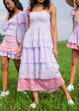 Caressa Dress In Strawberry Melange