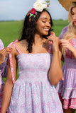 Caressa Dress In Strawberry Melange