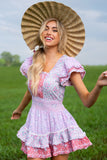 Stanton Mini Dress In Strawberry Melange