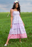 Caressa Dress In Strawberry Melange