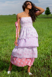 Caressa Dress In Strawberry Melange