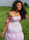 Caressa Dress In Strawberry Melange