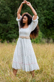 Rigby Dress In Green Leaf