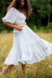 Rigby Dress In Green Leaf