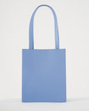 Medium Leather Retail Tote - Cornflower