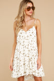 Dandelion Days White Floral Print Dress