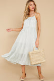Spring Forward Light Green Floral Maxi Dress