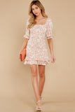 Mark My Word Orange Print Dress