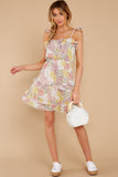 Picking Wildflowers White Floral Print Dress