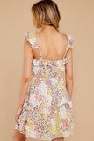 Picking Wildflowers White Floral Print Dress