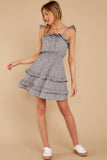 Picking Wildflowers Sage Floral Print Dress