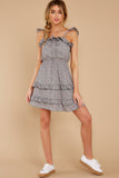 Picking Wildflowers Sage Floral Print Dress