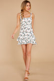 Imaginative Beginnings Ivory Floral Print Dress