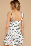 Imaginative Beginnings Ivory Floral Print Dress