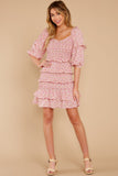 My Darling Pink Multi Floral Print Dress