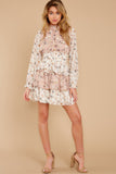 Sweet Angel Pink Multi Floral Print Dress