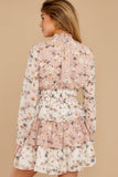 Sweet Angel Pink Multi Floral Print Dress