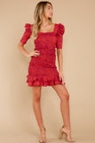 Moonlit Magic Fuchsia Pink Print Dress