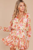 Freelance Dreamer Pink Floral Print Dress