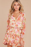 Freelance Dreamer Pink Floral Print Dress