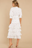 The Right Idea White Floral Print Maxi Dress
