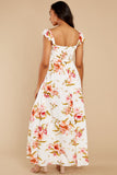 Know What I Want White Floral Print Maxi Dress
