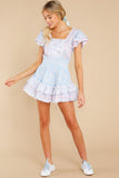 Stanton Mini Dress In Blueberry Dust