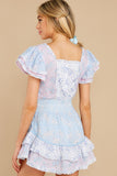 Stanton Mini Dress In Blueberry Dust