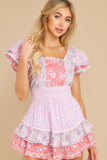 Stanton Mini Dress In Strawberry Melange