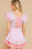 Stanton Mini Dress In Strawberry Melange