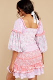 Ensley Mini Dress In Strawberry Melange
