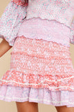 Ensley Mini Dress In Strawberry Melange