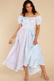Ren Maxi Dress In Blueberry Dust