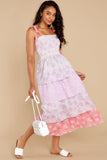 Caressa Dress In Strawberry Melange