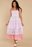 Caressa Dress In Strawberry Melange
