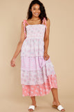 Caressa Dress In Strawberry Melange