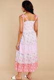Caressa Dress In Strawberry Melange