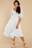 Rigby Dress In Green Leaf
