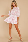 Countless Compliments Pink Print Dress