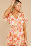 What's Her Secret Pink Multi Floral Print Dress