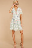 Groundbreaking Pastel Floral Lace Dress