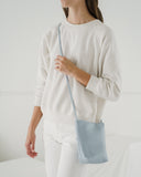 Soft Crossbody Purse - Soft Blue