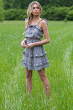 Picking Wildflowers Sage Floral Print Dress