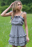 Picking Wildflowers Sage Floral Print Dress