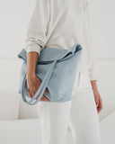Soft Large Tote - Soft Blue
