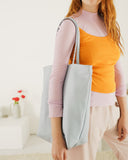 Soft Large Tote - Soft Blue