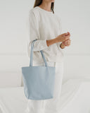 Soft Medium Tote - Soft Blue