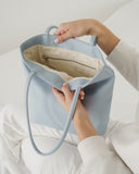 Soft Medium Tote - Soft Blue